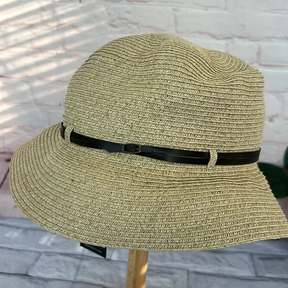 NWT Nine West straw bucket hat - Picture 5 of 5